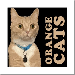 One Brain Cell - Orange Cat Posters and Art